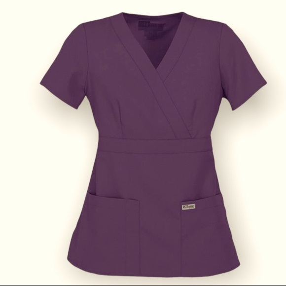 Grey's Anatomy Tops - Grey’s Anatomy Purple Plum Scrub Top, Nursing, Medical, Career, Size Small Women